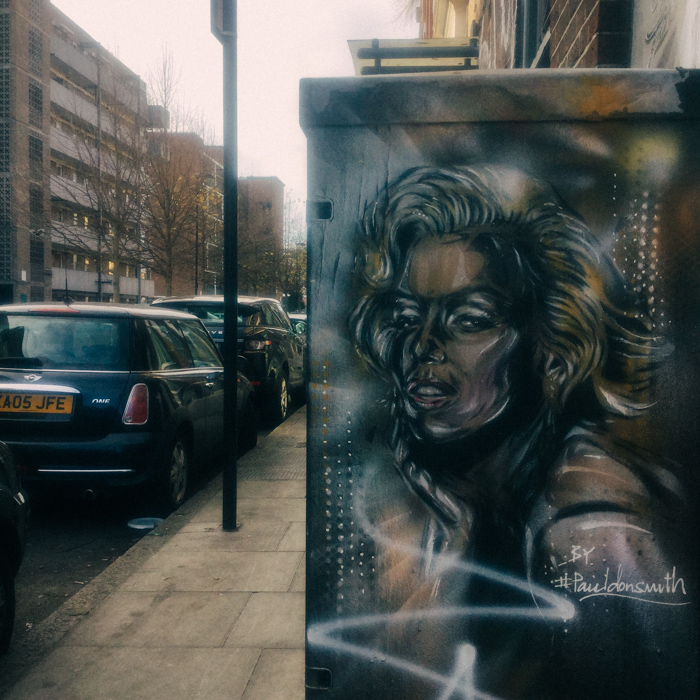 marlyn monroe street art london