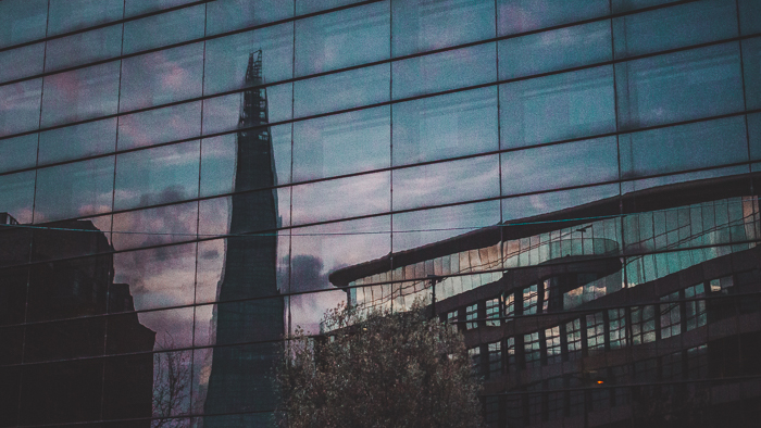 the shard art of visuals reflections
