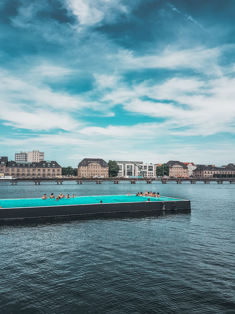 Berlin’s Floating Arena Badeschiff Swimming
