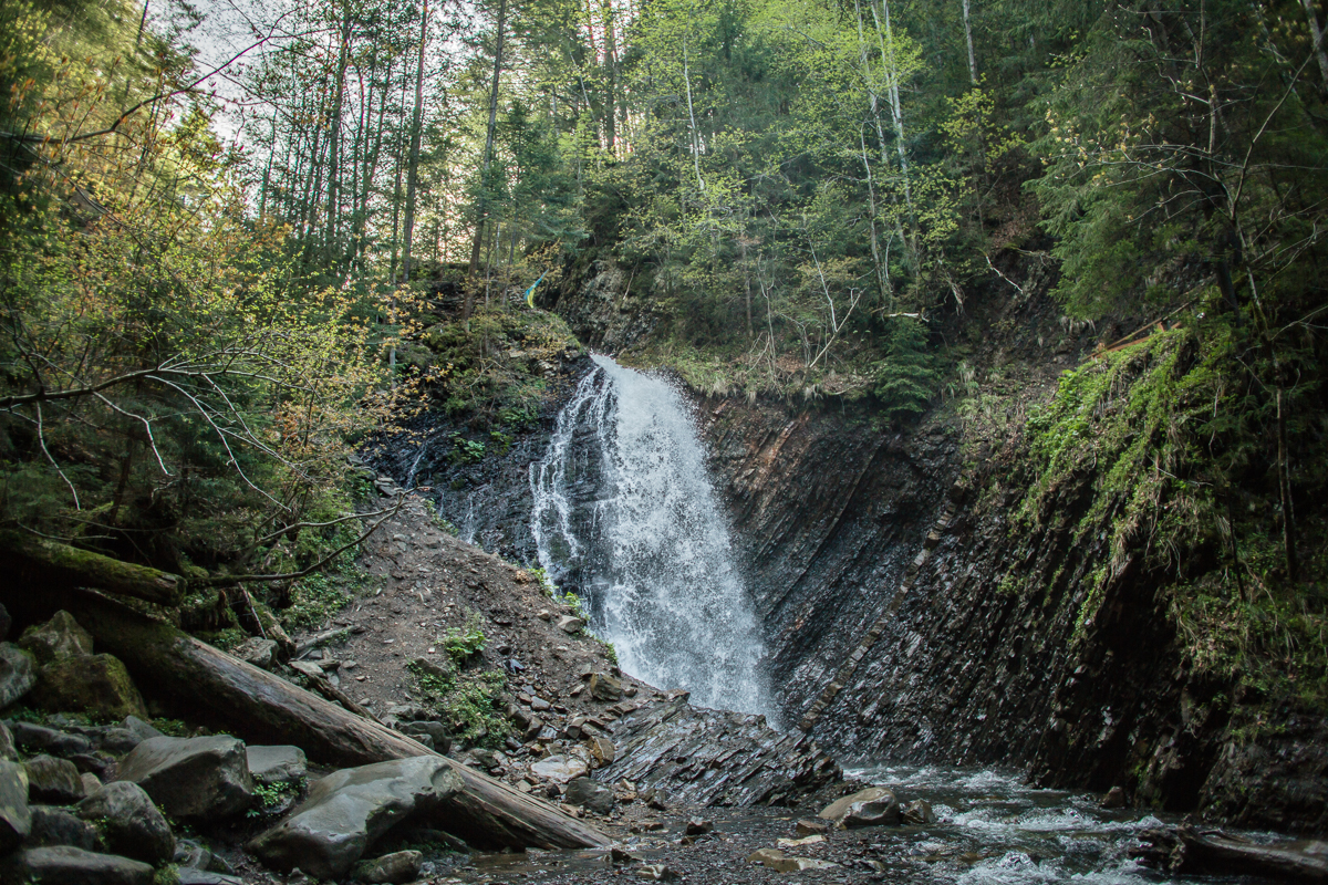 carpathian waterfall